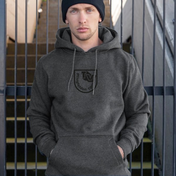 TVP Hoody - Wappen / charcoal